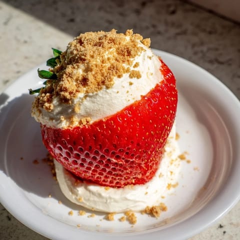 Cheesecake Stuffed Strawberries