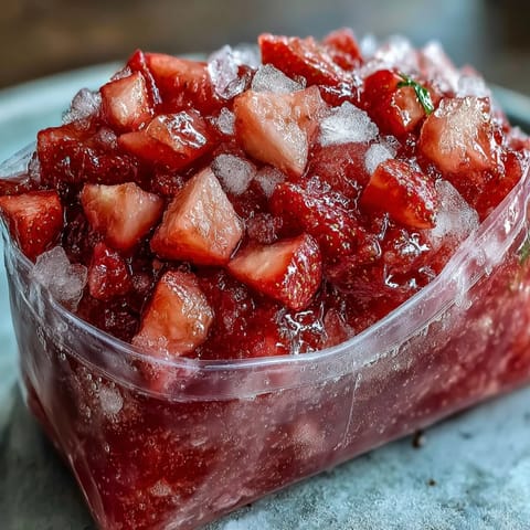 Vibrant frozen daiquiri pouches bursting with strawberries and pineapple, blended smooth and ready to enjoy straight from the freezer.  