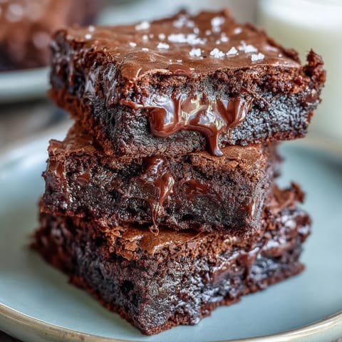 Sourdough Discard Brownies Peanut Butter