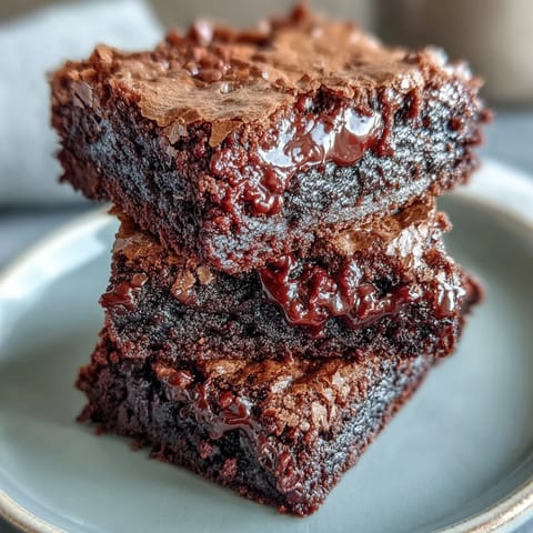 Decadent triple chocolate sourdough brownies with rich bittersweet, milk, and semi-sweet chocolate chunks in every bite.