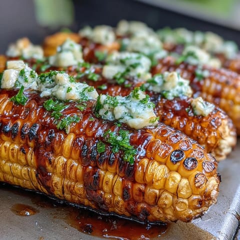 BBQ Corn Foil Herb Butter