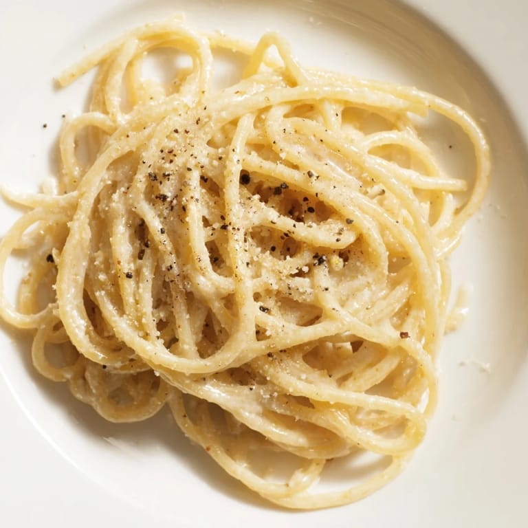 Delicious, simple Lazy Girl Three-Ingredient Pasta; the perfect weeknight meal, ready in minutes.