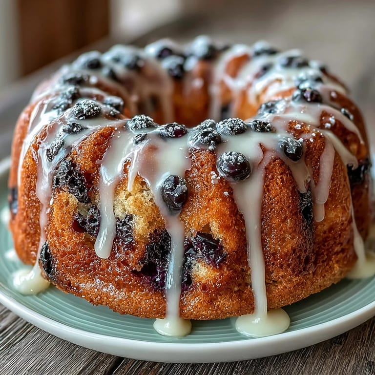 A platter of eight mini bundt cakes drizzled with tangy lemon glaze, perfect for spring brunches and afternoon tea.