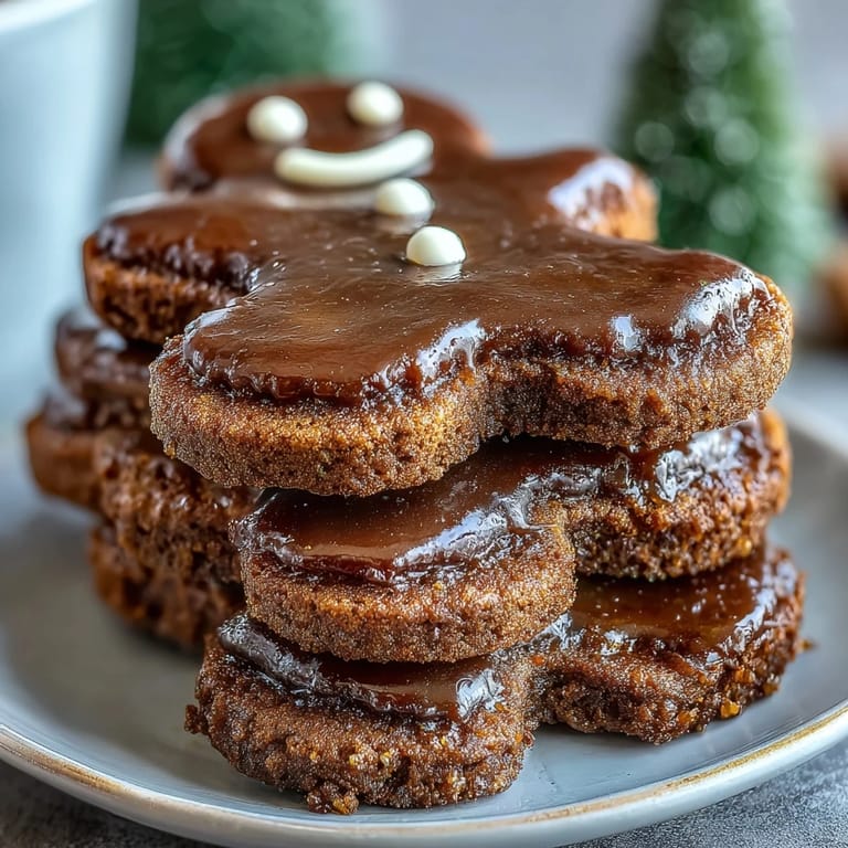 Chewy, spiced gingerbread cookies inspired by GingerBrave from Cookie Run Kingdom, featuring warm cinnamon and ginger aromas, perfect for holiday baking and sharing with loved ones.