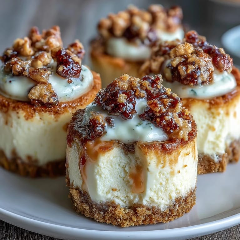 Creamy mini cheesecakes in paper liners, featuring a golden cookie base and smooth vanilla filling for party-ready treats.
