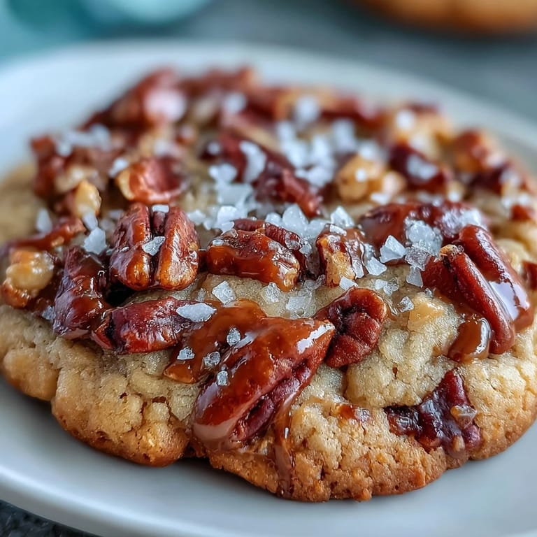 3. Warm butter pecan cookies with rich brown butter flavor, crunchy pecans, and delicate sea salt crystals.