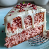 Bridal Shower Rosé Velvet Cake: delicate pink layers with elegant gold drip.